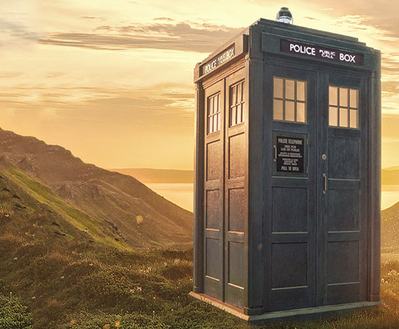 The new re-design of the exterior of the TARDIS